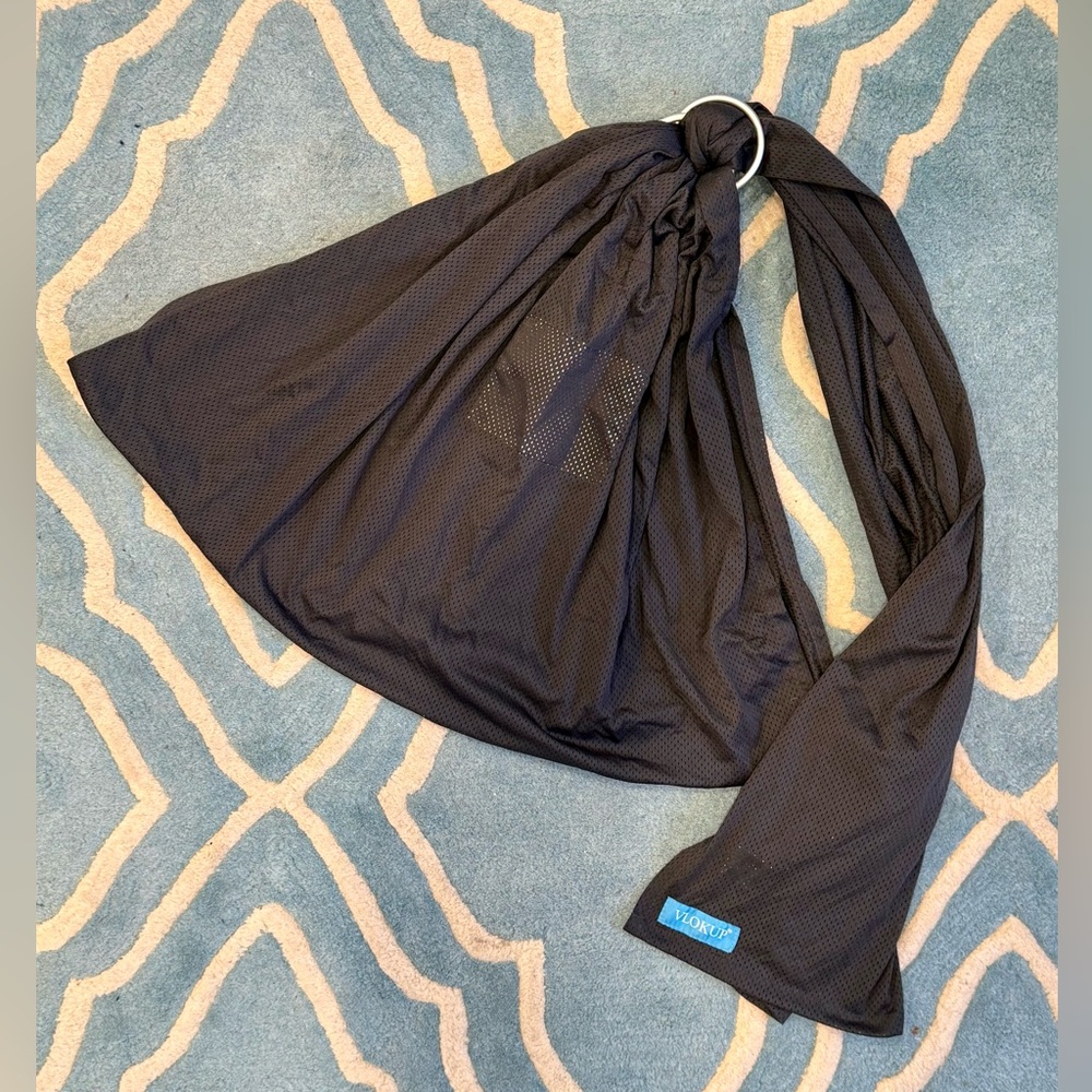 Vlokup Black Mesh Ring Sling Water Carrier